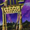 A Simple Throne
12"x24"
mixed media on panel
