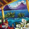 Rum on Atitlan
18x26 image size
28x35 framed
Oil Pastel on paper
SOLD